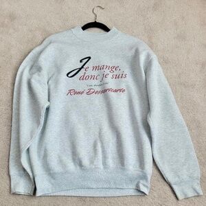 FRUIT OF THE LOOM Heavy Gray Sweatshirt Unisex Size Large